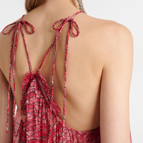 Isabel Marant Etoile Akila Print Summer Top 38FR/US 6 size small vacation style - Picture 4 of 5